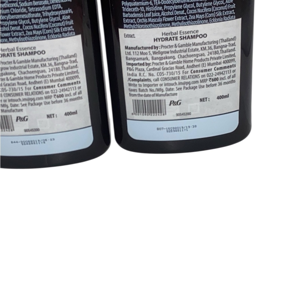 Herbal Essences Bio:Renew Hydrate Coconut Milk Shampoo 2 Pack 400 ml Each - Picture 5 of 5